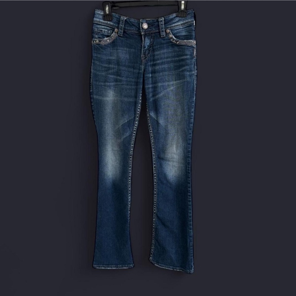 Silver Jeans Dark Blue Boot Cut Women's Jeans
